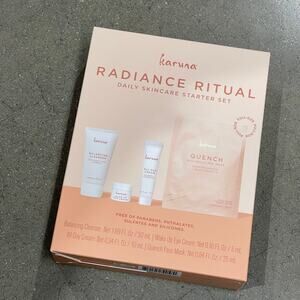Karuna Daily Skincare Kit 4 Piece Set — Korean K-Beauty Eye Cream Face Mask NEW!